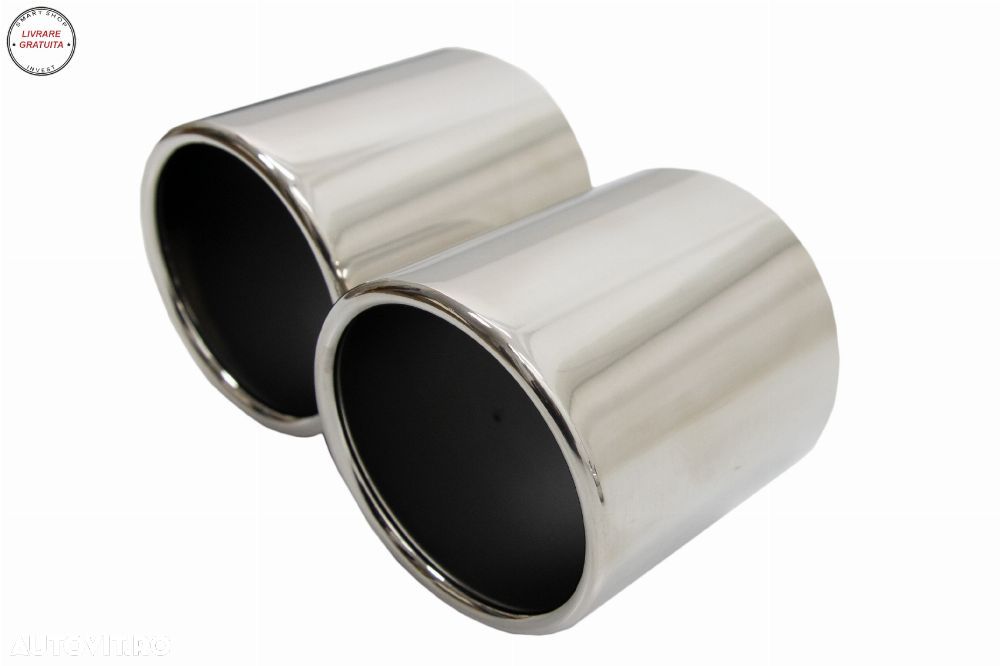 Ornamente Evacuare Audi A4 B8 B9 (2009-up) S4 Quad Design- livrare gratuita - 10