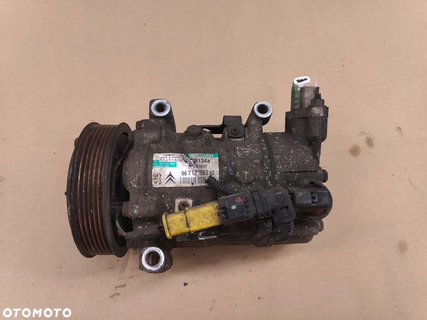 Peugeot 207 1.4 hdi 9671216280 SPRĘŻARKA KLIMATYZACJI - 1