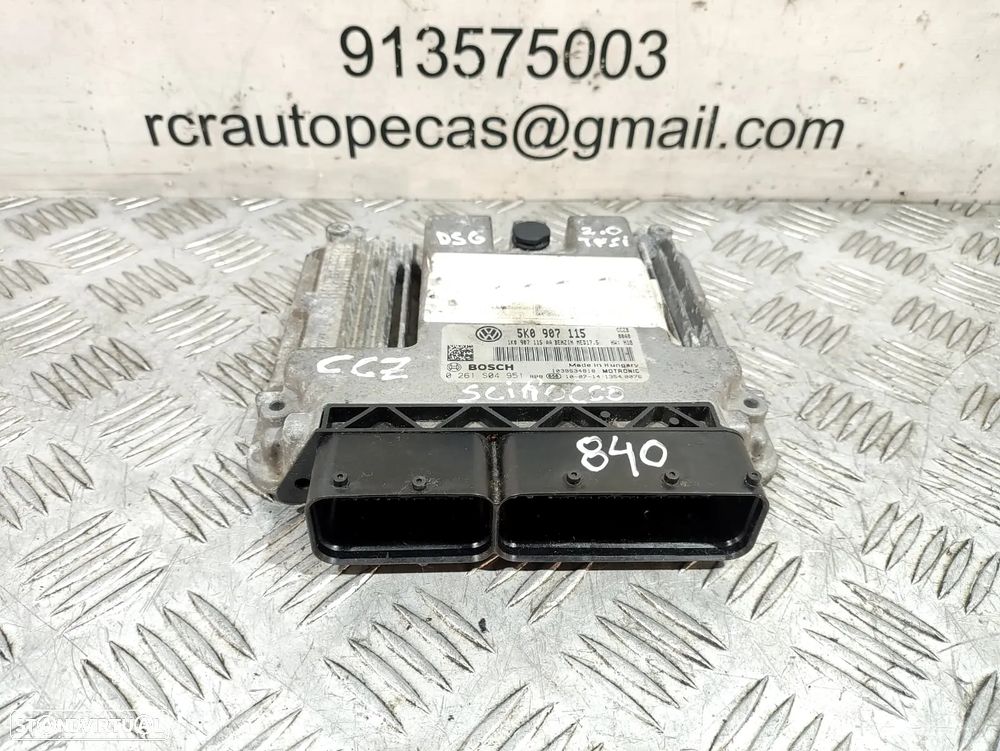 Centralina Motor Bosch VWAG Audi VW Volkswagen 2.0 TFSI GTI 16v 210cv 210 cv CAW 1K0907115 5K0907115 0261S04951 - 2