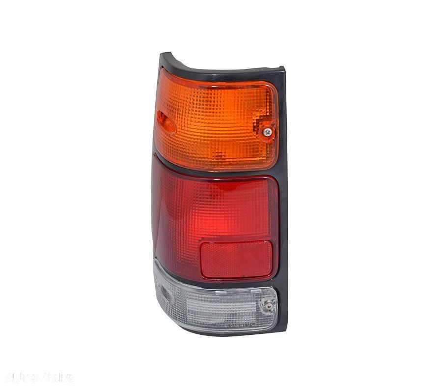 Stop spate lampa Isuzu Pickup, 01.1987-12.1997; Opel Campo, 08.1991-1997, spate, Stanga, rama neagra; fara omologare, Depo - 1