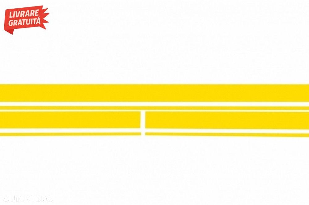 Set Stickere Capota/Plafon/Portbagaj si Laterale Galben Mat Mercedes C - 3