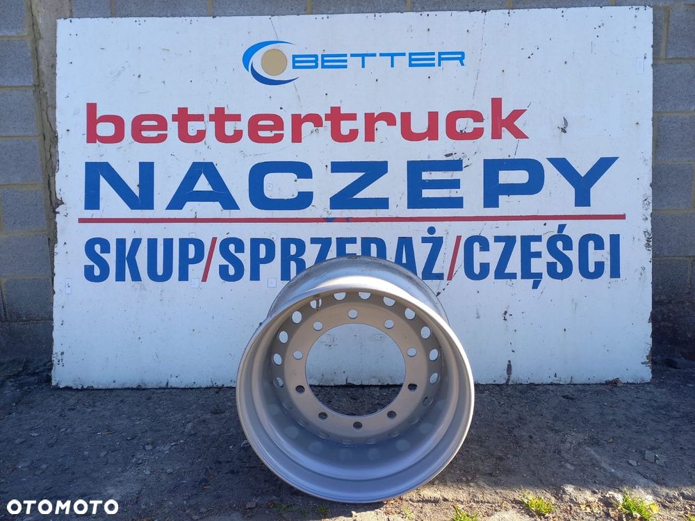 Felga Stalowa 22,5x11,75 ET 0 22,5” opona 385/65 R 22,5 bębnowa naczepa przyczepa rolnicza - 1