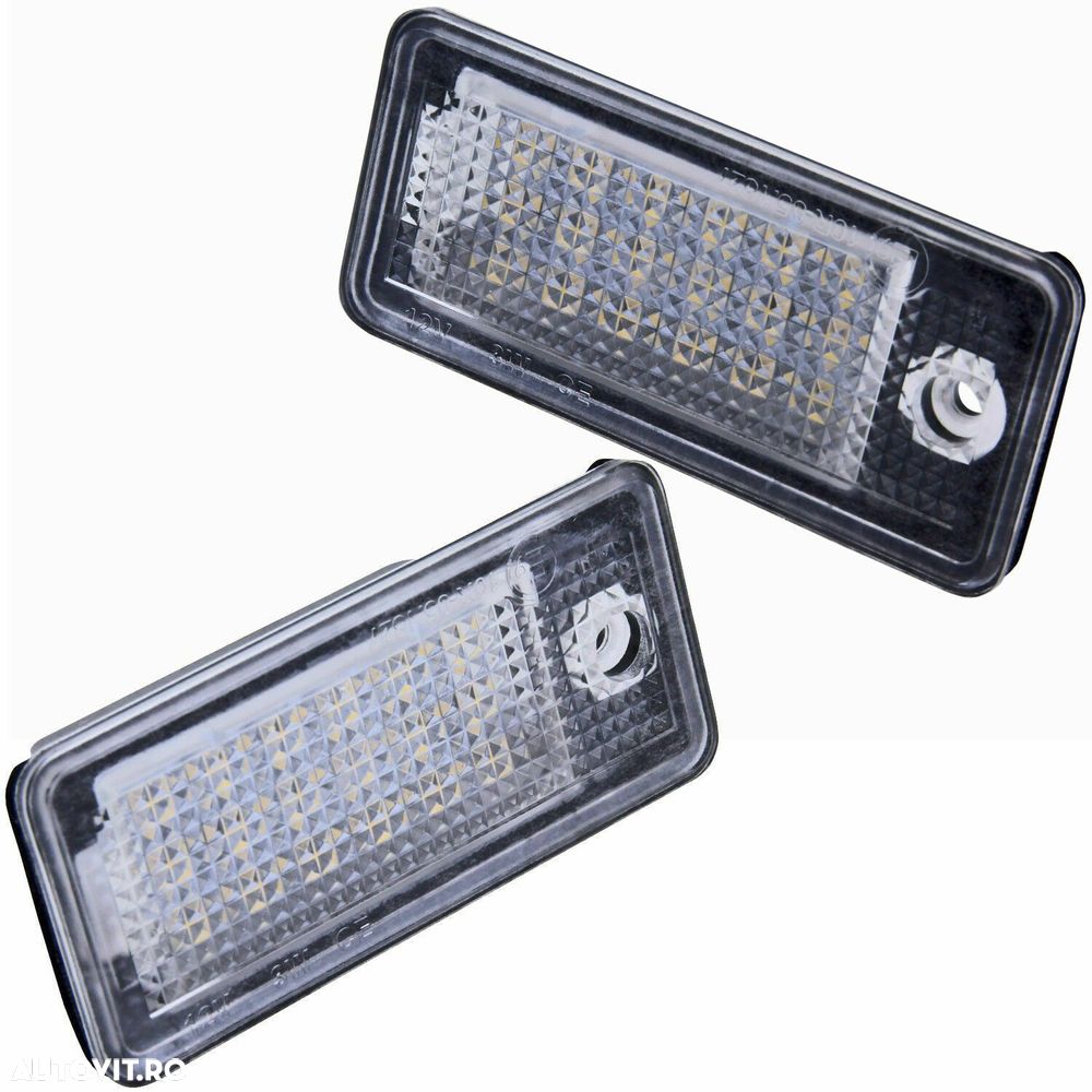 Lampi numar LED pentru Audi A4 B6, B7, A6 C6, A3, A5, A8, Q7 - 3