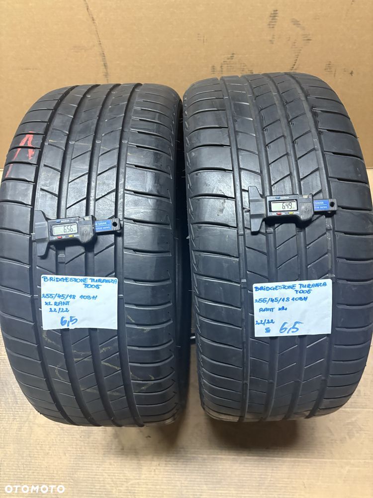 2x 255/45R18 103H BRIDGESTONE TURANZA T005 opony letnie RANT XL - 1