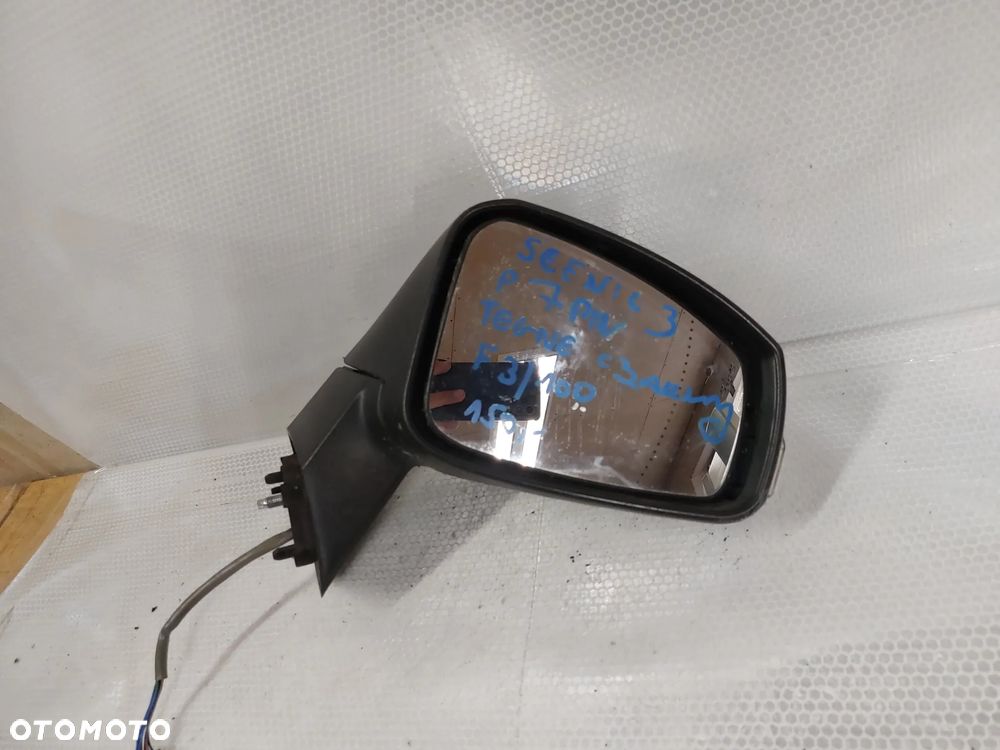 - LUSTERKO ELEKTRYCZNE PRAWE RENAULT SCENIC 3 III TEGNE CZARNY 7PIN - 4