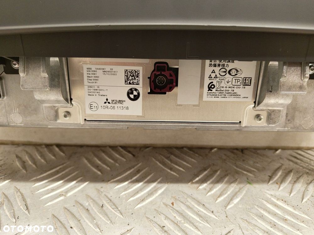 BMW X3 G01 X4 G02 MONITOR EKRAN 5A42087 - 3