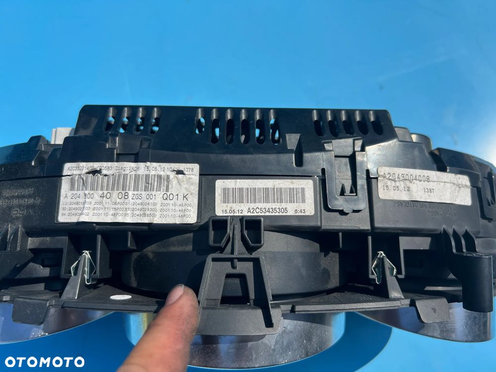 LICZNIK ZEGARY MERCEDES W212 A2C53435305 2049004008 - 3