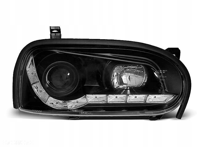 Lampy Reflektory Vw Golf Iii 3 1991-97 Black - 1
