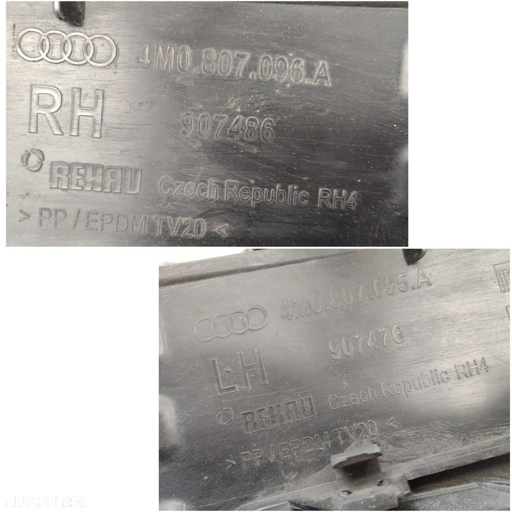 BARA FATA AUDI Q7 S LINE 4M / COD OEM 4M0807096A / 4M0807095A 2015-2019 (4B3) - 8