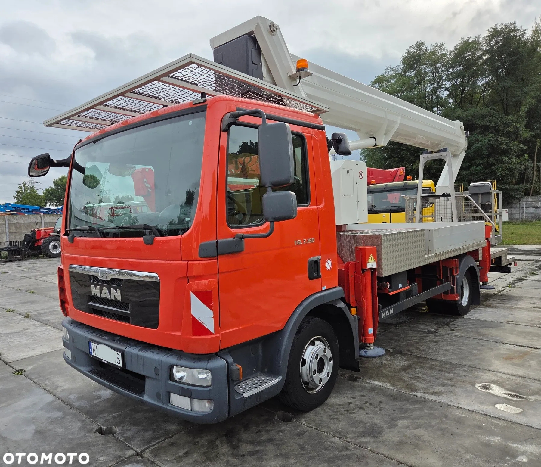 MAN TGL 7.150 - 33 m RUTHMANN T 330 Podnośnik koszowy montażowy ZWYŻKA WUMAG Palfinger jak WT 300 GSR Multitel Bronto Skylift Teupen Omme JLG Genie UDT - 2