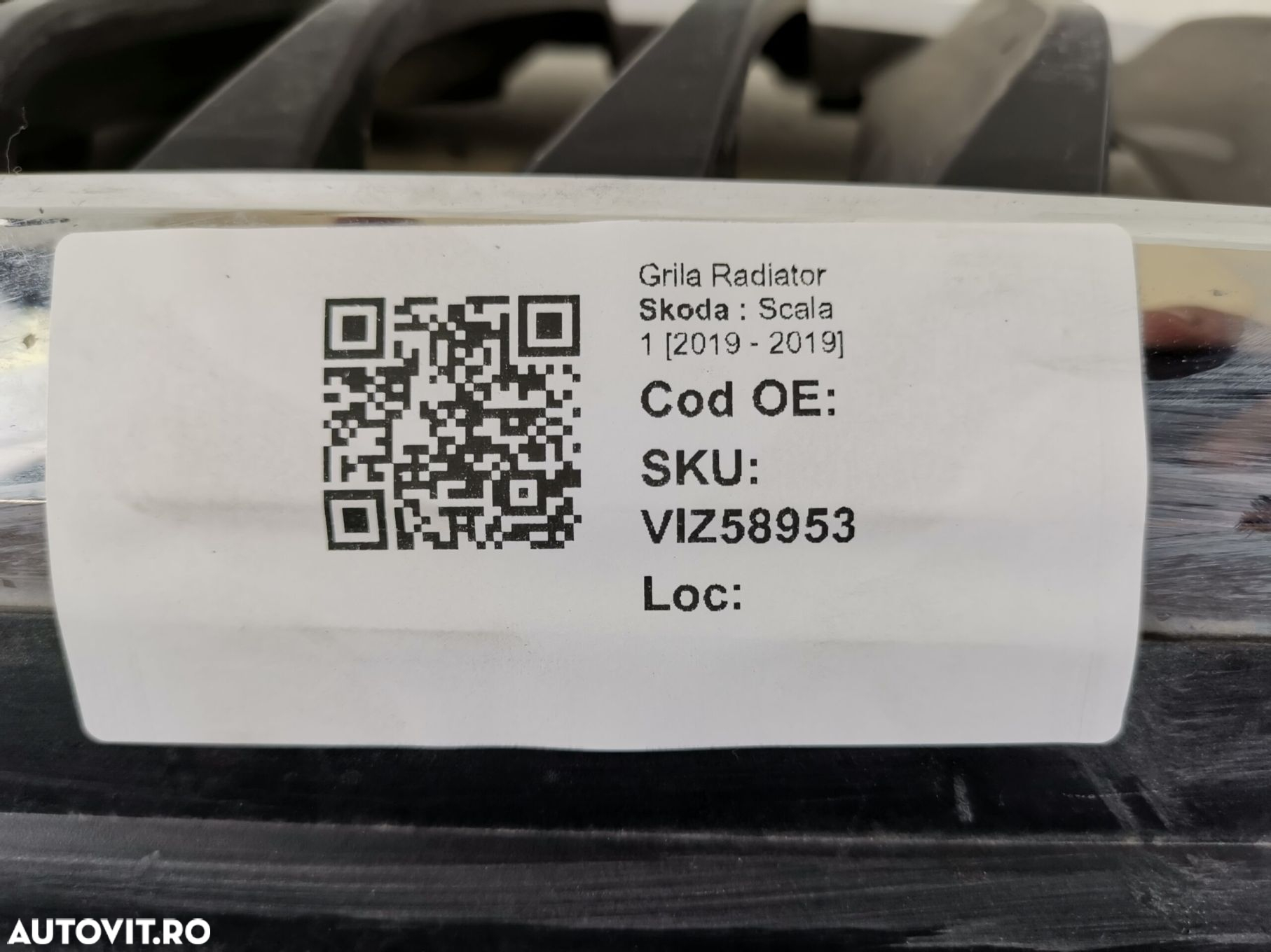 Grila Radiator Skoda  Scala 1 [2019 - 2019] Originala - 8