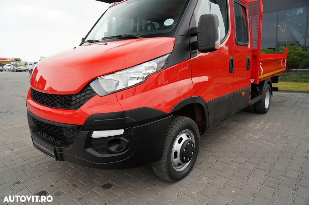 Iveco DAILY 35-130 / BASCULATOR / CU TRACȚIE DUBLA / DOUĂ TRANSPORTURI / MANUAL / 7 LOCURI / - 18