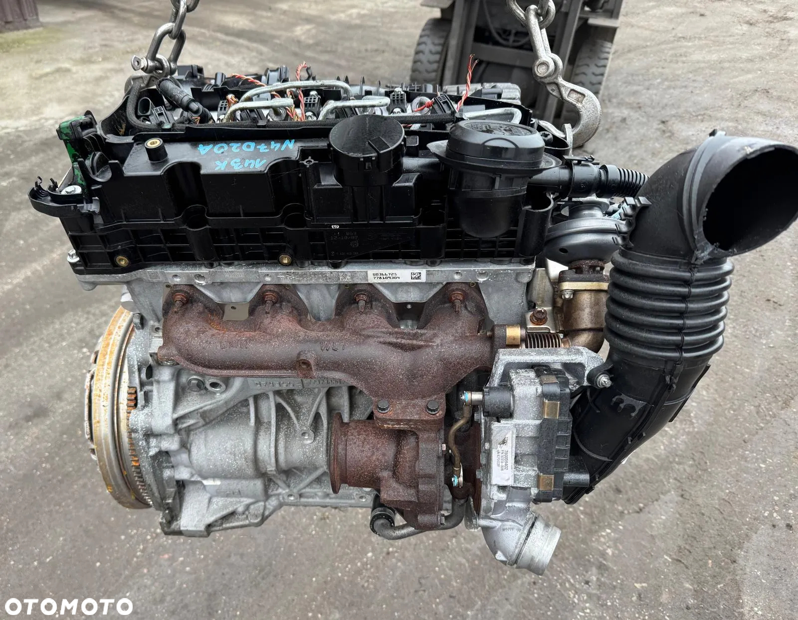 SILNIK KOMPLETNY BMW E87 E90 2.0 D 143 KONI N47D20C N47D20A - 4