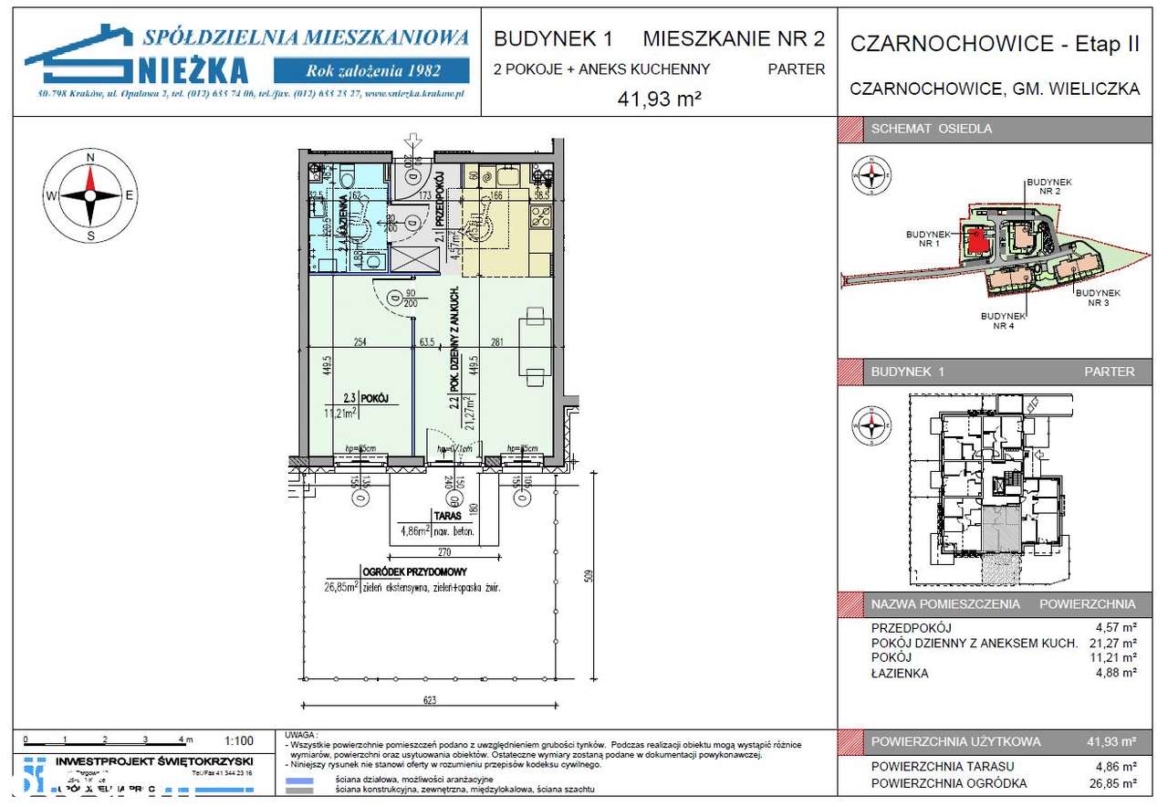 Złocień II - Czarnochowice, etap II, budynki nr 1, 2, 3 i 4