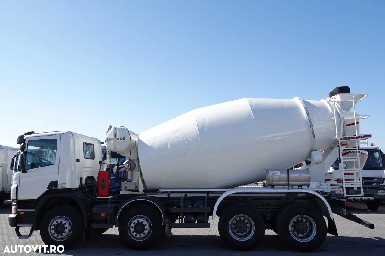 Scania P 360 / 8x4 / BETONATOR / PEAR / LIEBHERR / 9mc / MANUAL - 8