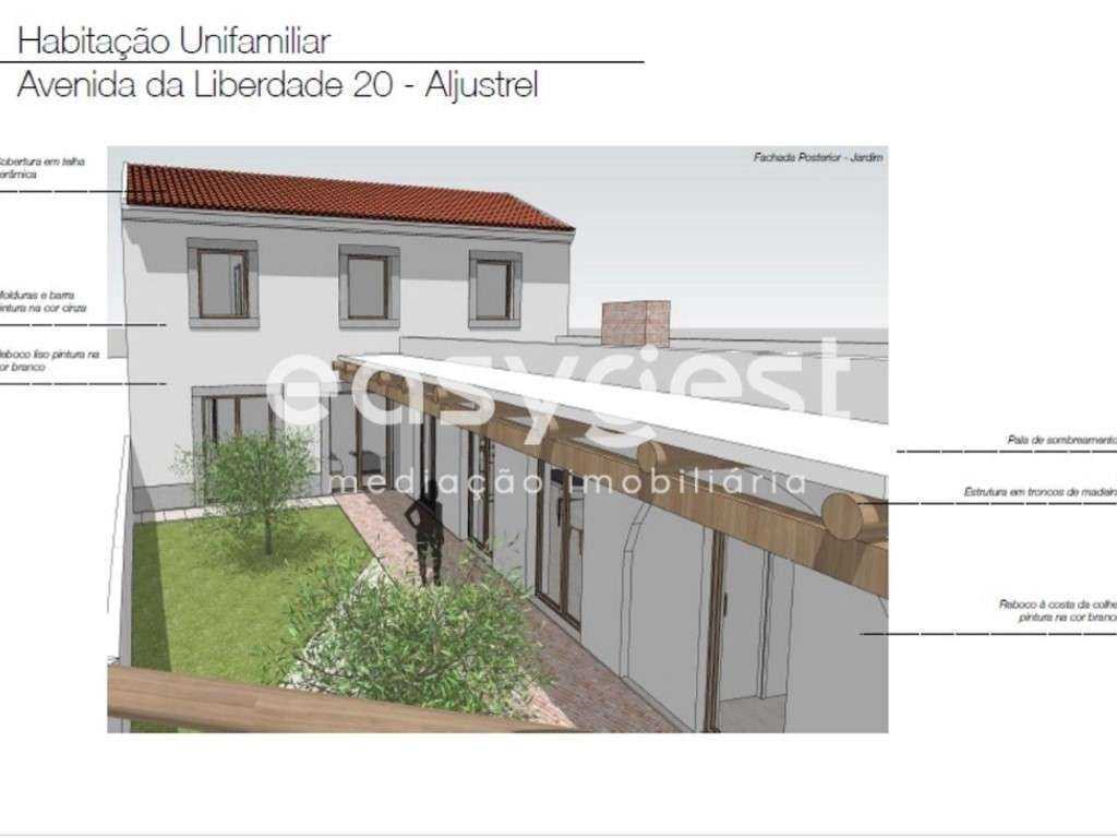 Moradia com boas áreas para recuperar na vila de Aljustrel - Grande imagem: 3/7