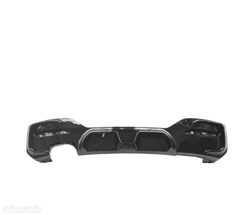 DIFUSOR TRASEIRO BMW F20 LCI 15-19 LOOK CS PRETO BRILHANTE - 2