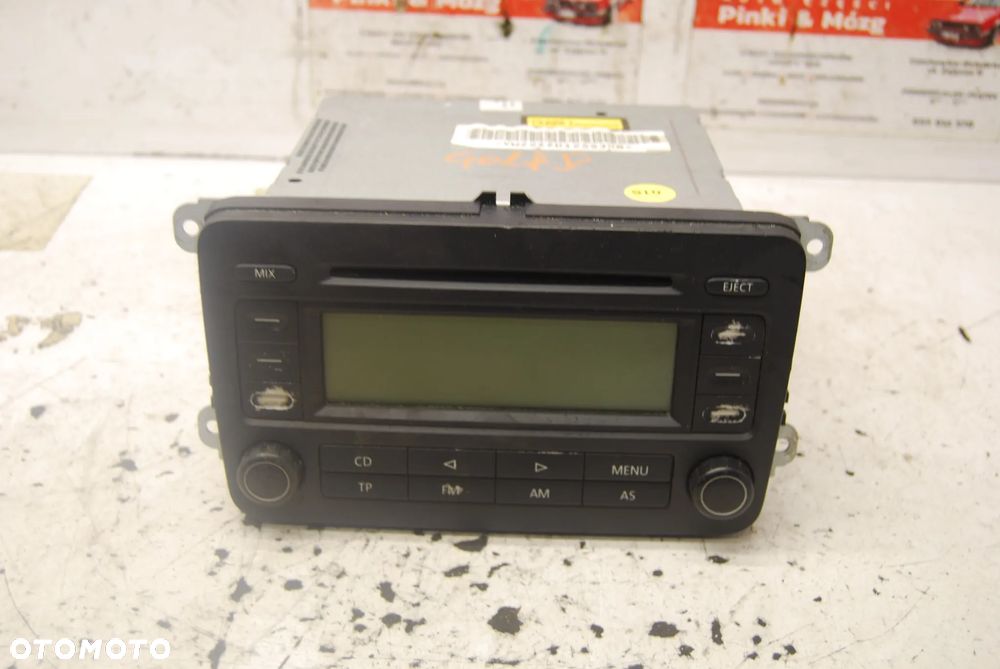 RADIO FABRYCZNE CD ORYGINAŁ VW GOLF V PASSAT B6 TOURAN I 1K0035186P - 3