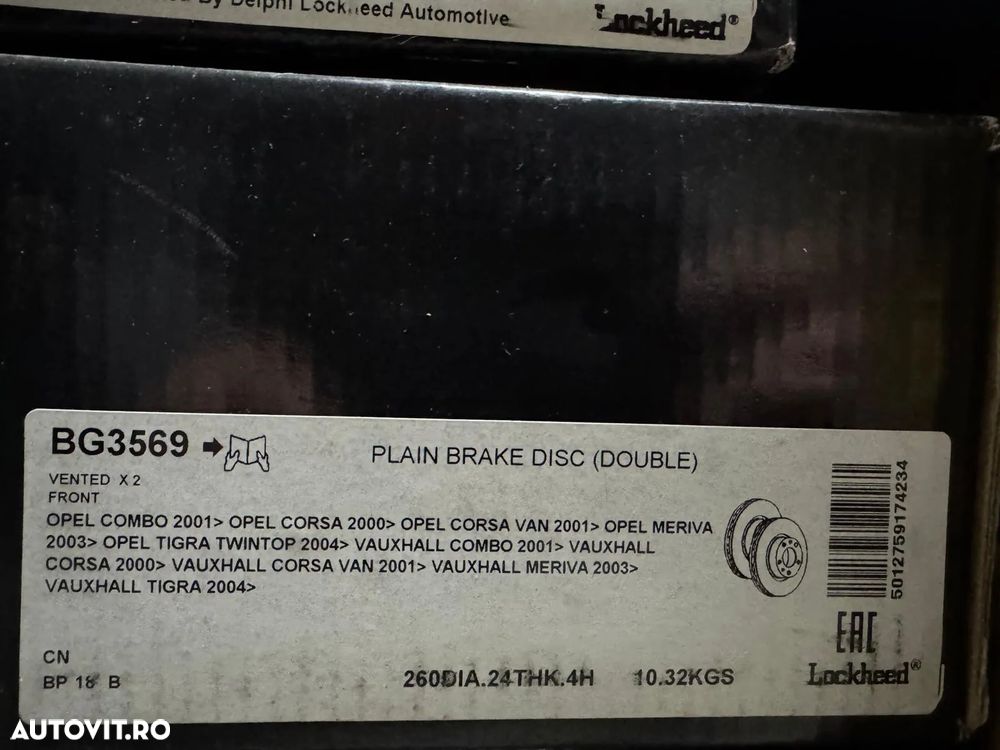 BG3569 | Disc Frana | Opel Combo - 1