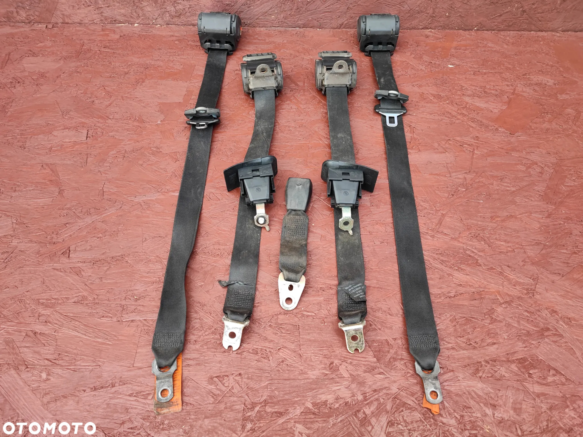 BMW E38 ORYGINALNY KOMPLET PASÓW BEZPIECZEŃSTWA O NR. 8 217 390 / 8 198 571 / 8 174 352 OEM - 2