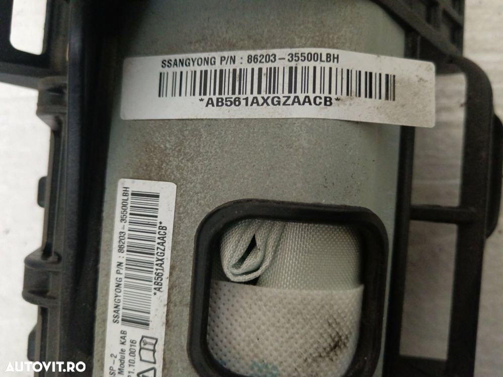 Airbag pasager/ genunchi sofer ssangyong tivoli 86202 35600, 86203 35500lbh - 2