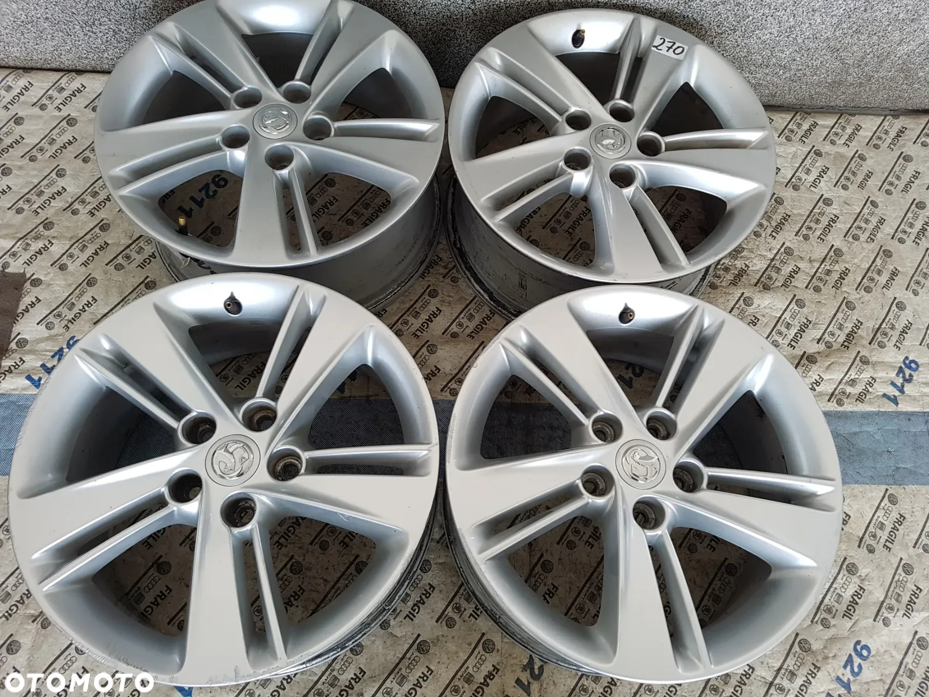 FELGI ALU ORYGINAŁ GM OPEL INSYGNIA B ASTRA J ZAFIRA C  7,5jx17  IS45 5x115 CZUJNIKI TPMS - 2