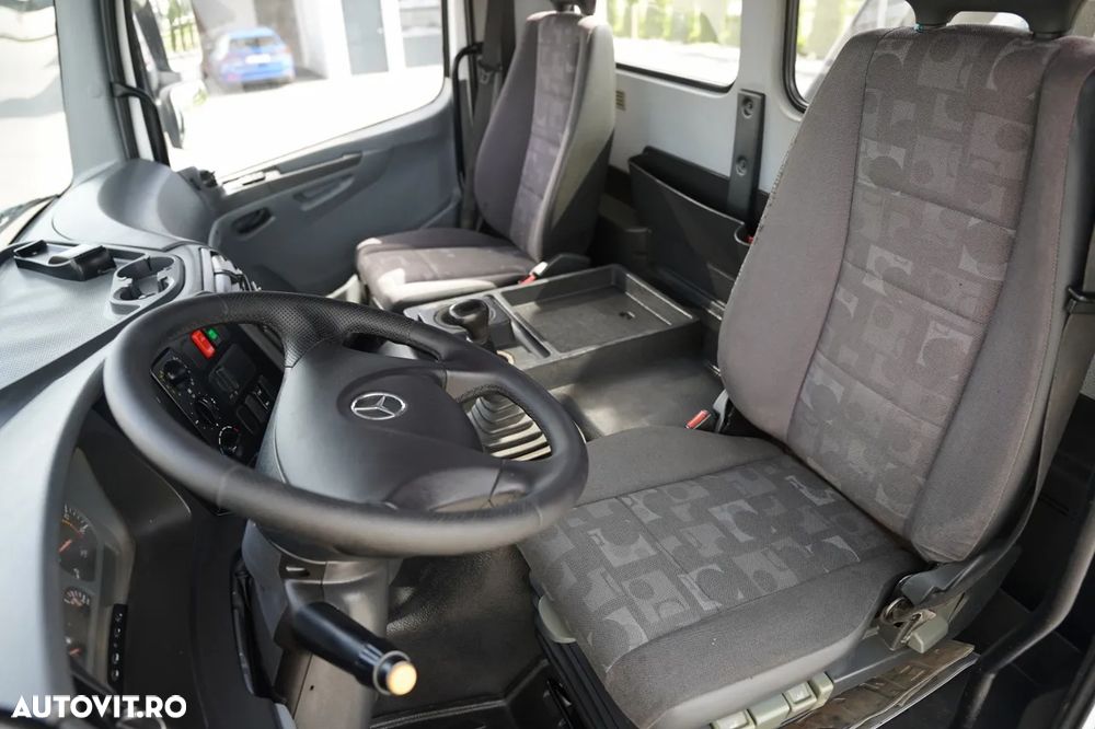 Mercedes-Benz AXOR 1833 / 4x2 / BASCULATOR 3 LATE + HDS HIAB 122 / HYDROBRA / MANUAL / - 28