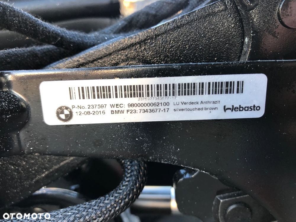 DACH POKRYWA DACHU BMW 2 F23 CABRIO A76 - 28