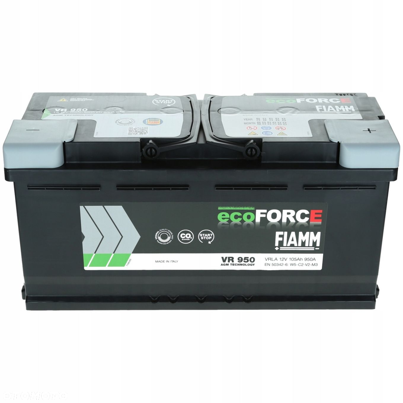 Akumulator Fiamm ECOFORCE VR950 12V 105Ah 950A AGM - 2