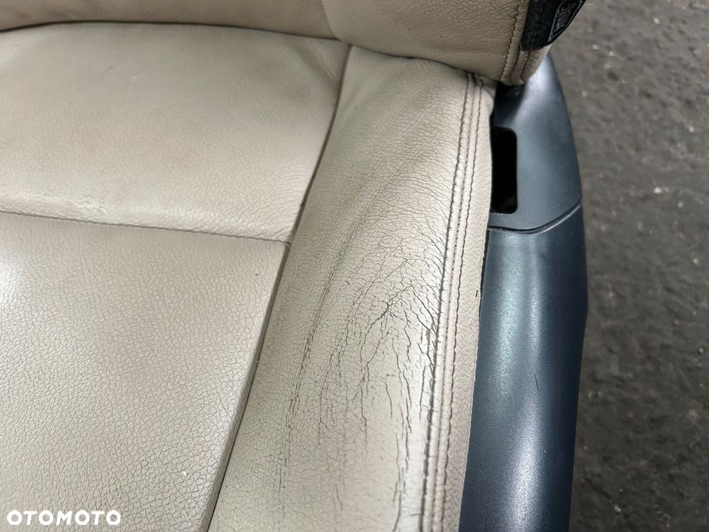 Bmw x3 f25 komplet foteli fotele tapicerki boczki jasna skóra komplet - 20