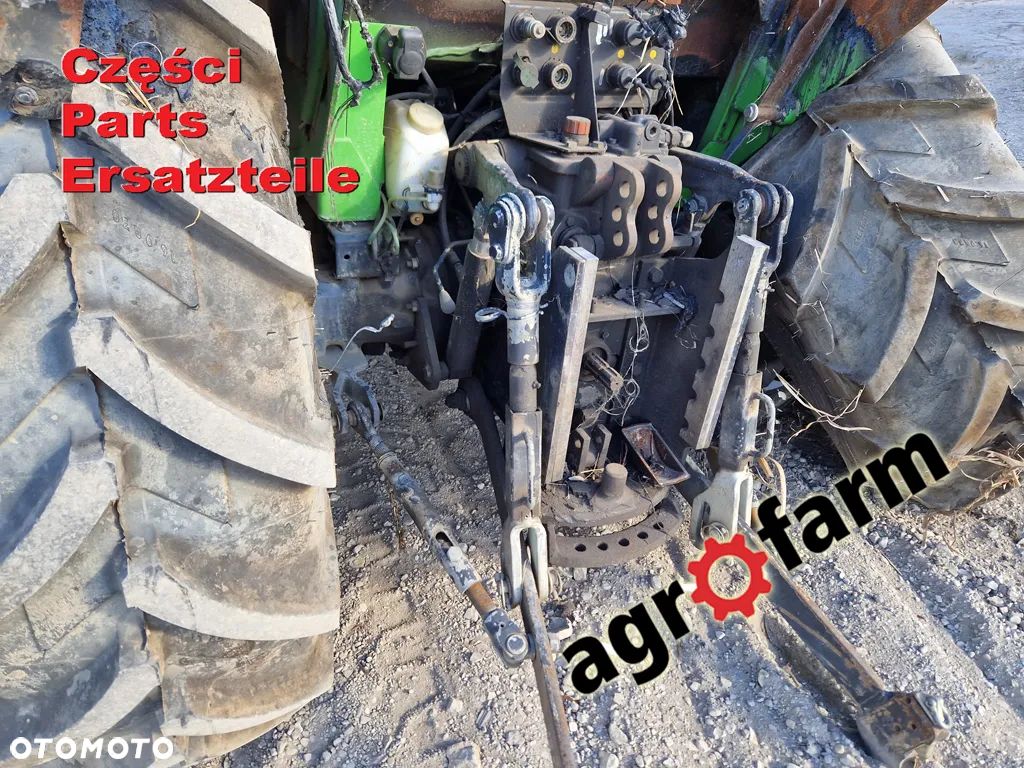Deutz Agroplus 70 blok wał obudowa skrzynia most zwolnica piasta - 4