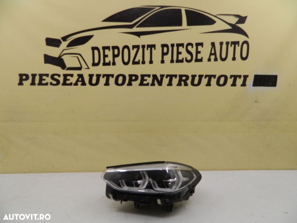 Far stanga BMW X3 / X4 G01 G02 Full LED Adaptive, 2021, 2022, 2023, cod origine 8739653-02. - 2