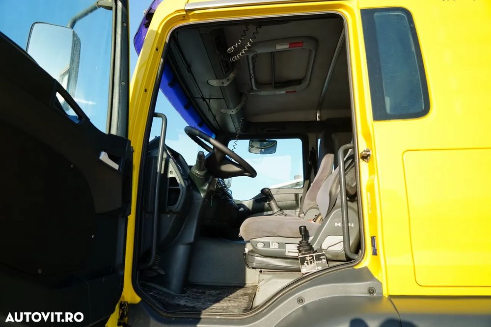 MAN TGA 26.410 / 6x4 / BASCULATOR 3 LATURĂ / MEILLER KIPER / MANUAL / - 28