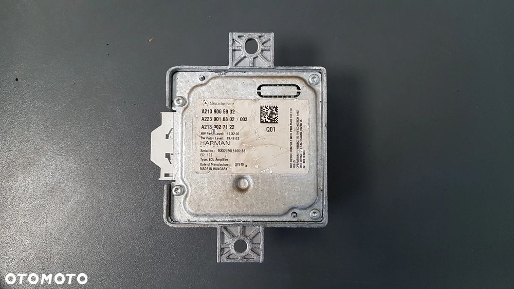 MERCEDES WZMACNIACZ HARMAN A2239016802 A2139005932 A2139027122