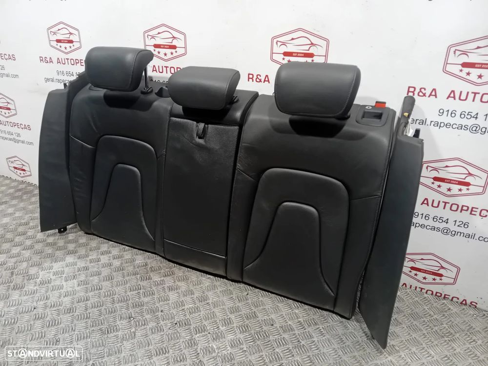 Conjunto Bancos Trás Traseiro em Pele Audi A4 B8 Sedan em Pele Original - 5