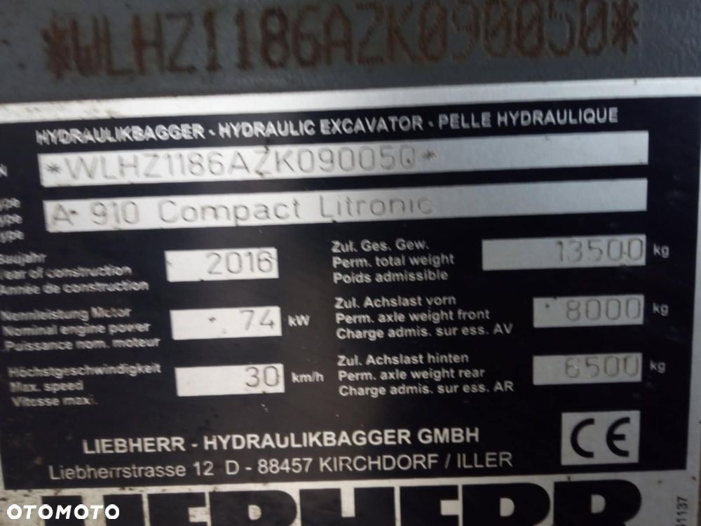 Liebherr A 910 Compact Litronic - 2