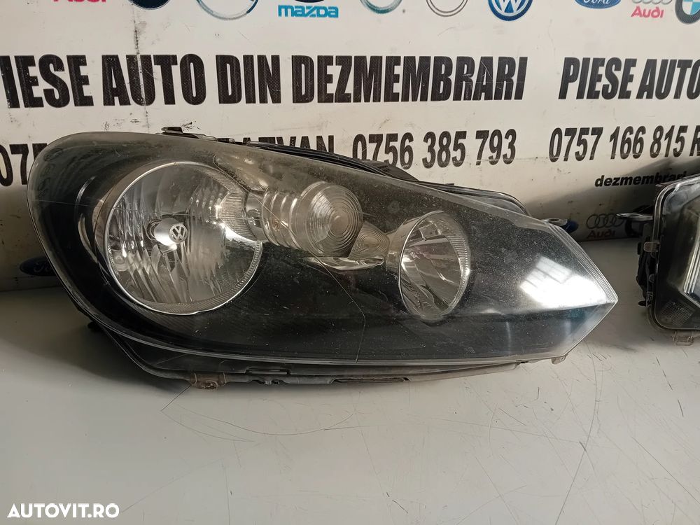 Faruri Far Stanga Dreapta Halogen Vw Golf 6 VI Volan Stanga Cod 5K1941005M 5K1941006M 2008-2013 - 6