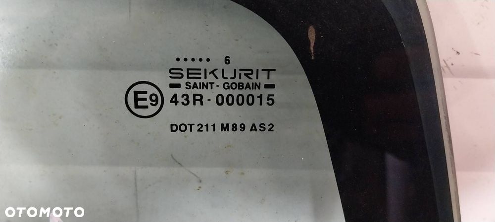 SZYBA DRZWI PRAWY TYŁ PEUGEOT PARTNER I LIFT MAZOWSZE - 2