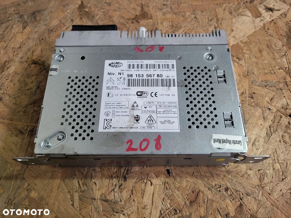 Radio nawigacja Peugeot 208 - 1