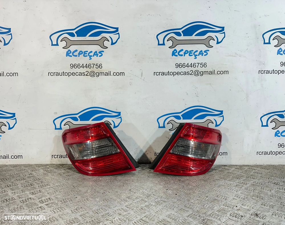 .Farolins Tras Traseiros Esquerdo Direito Originais Mercedes Benz Classe C W204 Carrinha Station 2006 - 2014