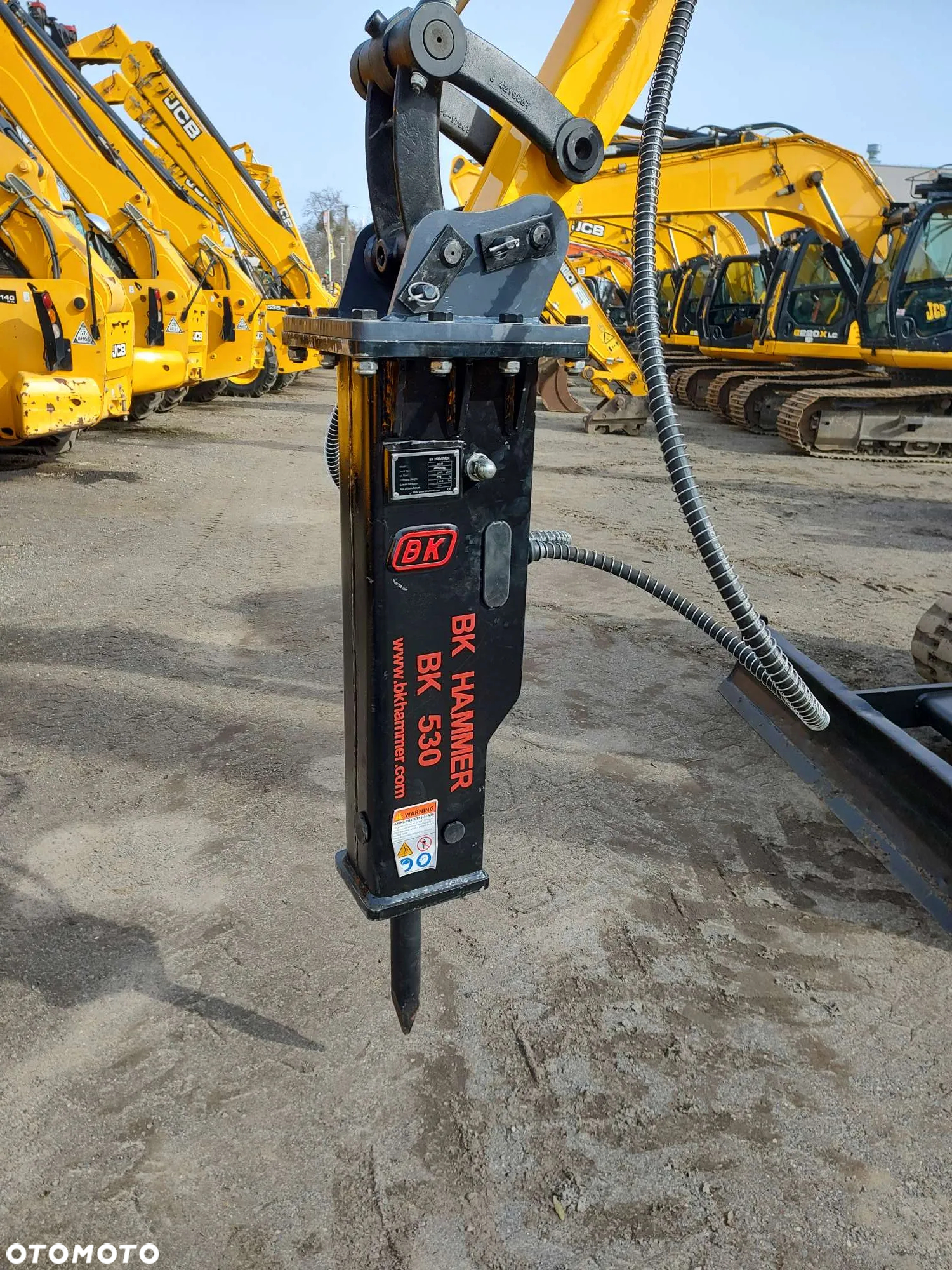 Młot hydrauliczny BK HAMMER BK 530, koparka 2.5-3.5T, JCB 8025, 8030, CAT 302 - 4