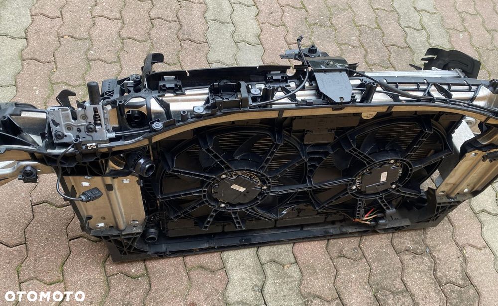 AUDI A6 C8 4K 2.0 TDI PAS PRZEDNI KOMPLETNY CHŁODZNICE WENTYLATOR - 6