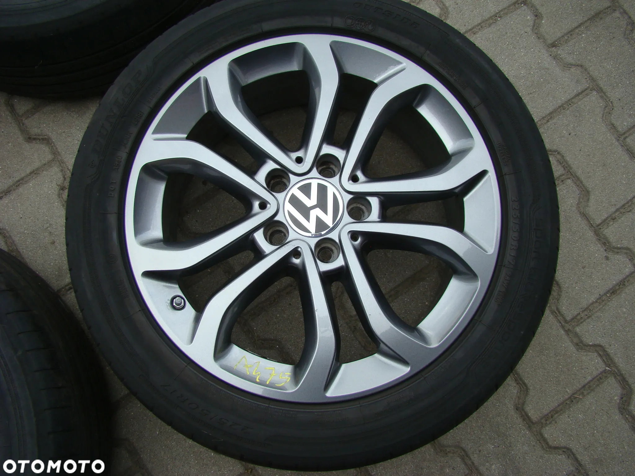 a475 5x112 VW Passat B7 B8 Beetle Jetta Touran Caddy 7jx17 Lato 225/50 - 3