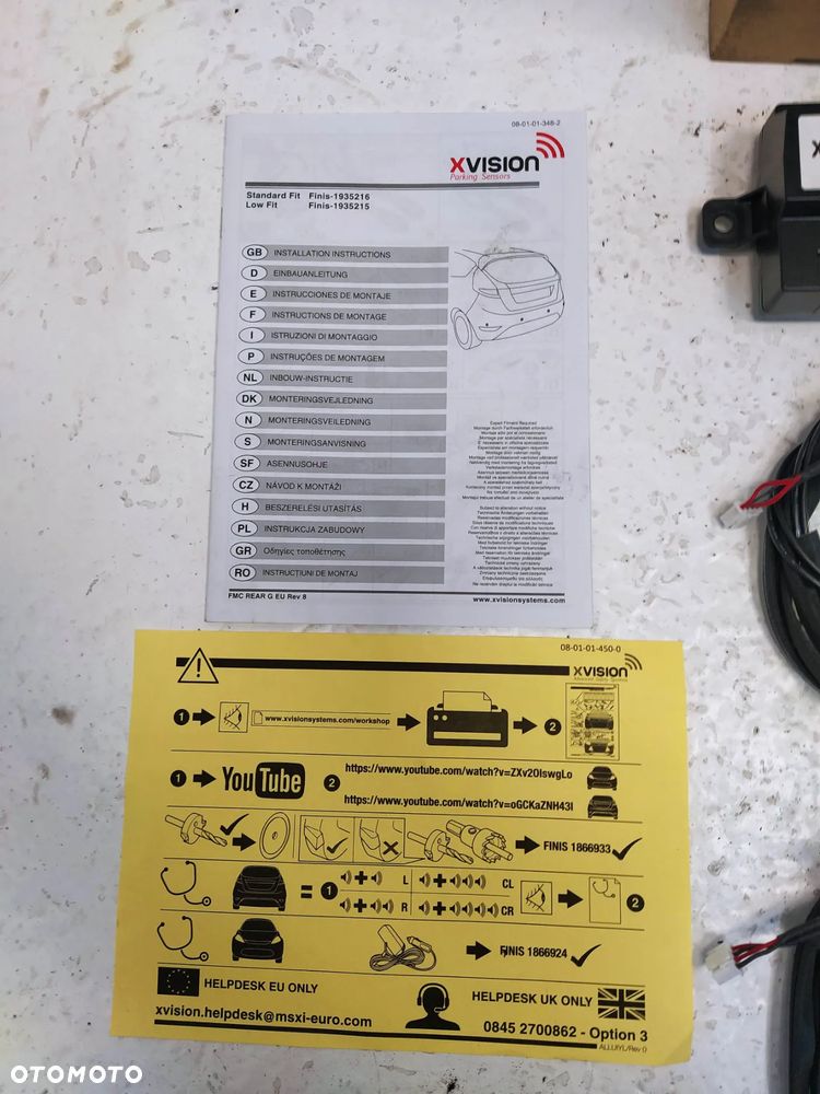 FORD XVISION FORD KA MK2 KUGA MK2 KUGA MK1 ZESTAW KOMPLET CZUJNIKÓW WSPOMAGANIA  PARKOWANIA PDC NOWY - 5
