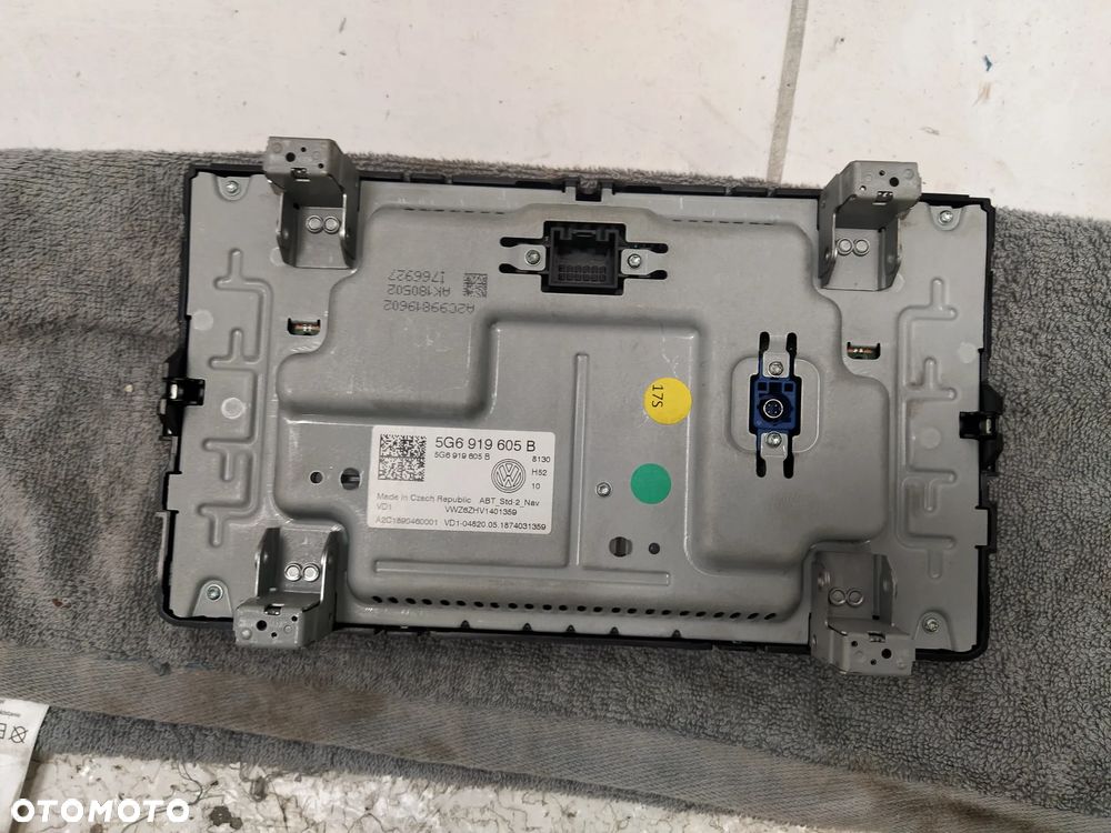 VW TIGUAN II PANEL PRZYCISKI POKRĘTŁA KLIMATYZACJI MODUŁ USB AUX MONITOR EKRAN NAWIGACJI LICZNIK ZEGARY PRĘDKOŚCIOMIERZ VIRTUAL COCKPIT LED ORYGINAŁ - 13