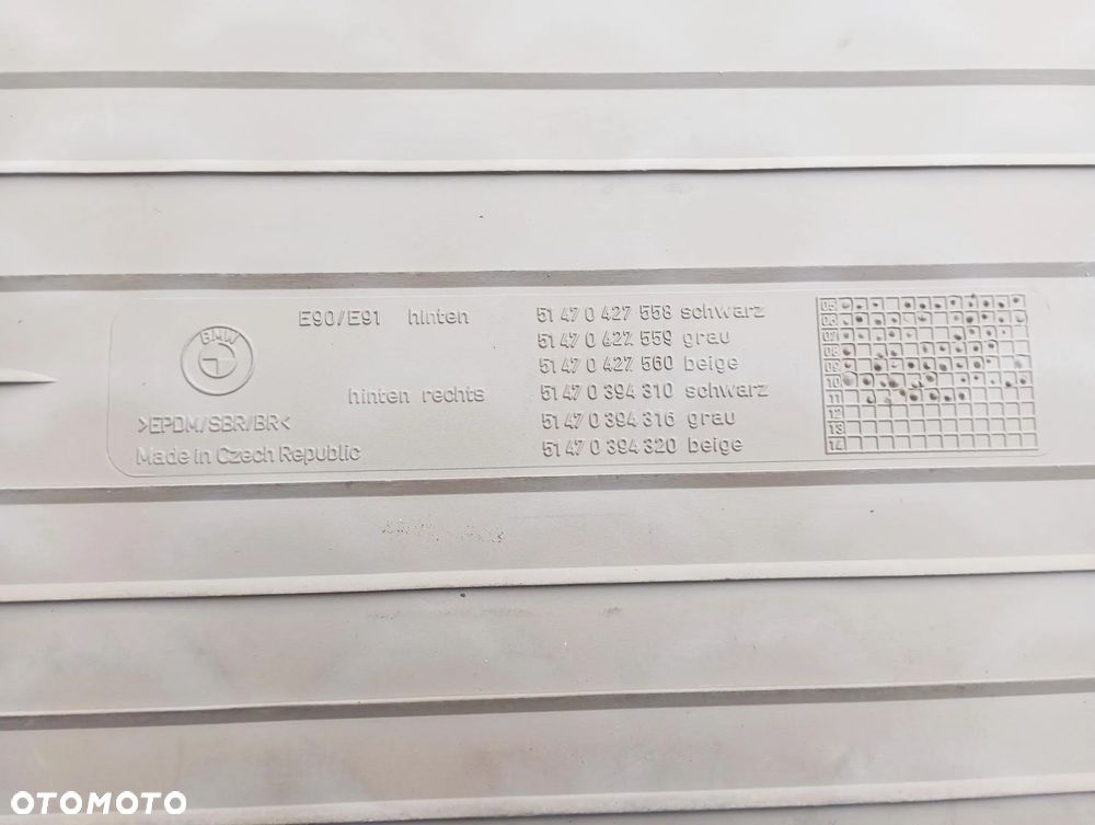 DYWANIKI GUMOWE  BMW F34 - 4