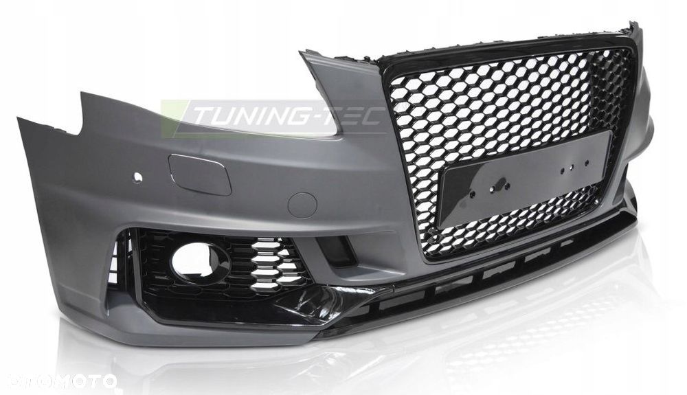 Zderzak przod Grill Kratki Tuning R S 4 Line look Audi a4 b8 8k 2007-2011 - 2
