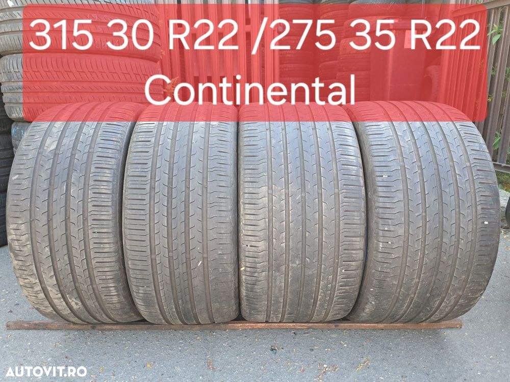 Set anvelope 315/30 R22 cu 275/35 R22 Continental BMW - 1