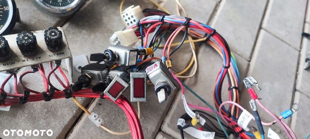 Zestaw zegarów  instalacja przełączniki do łodzi motorowej Glastron V174 - 5