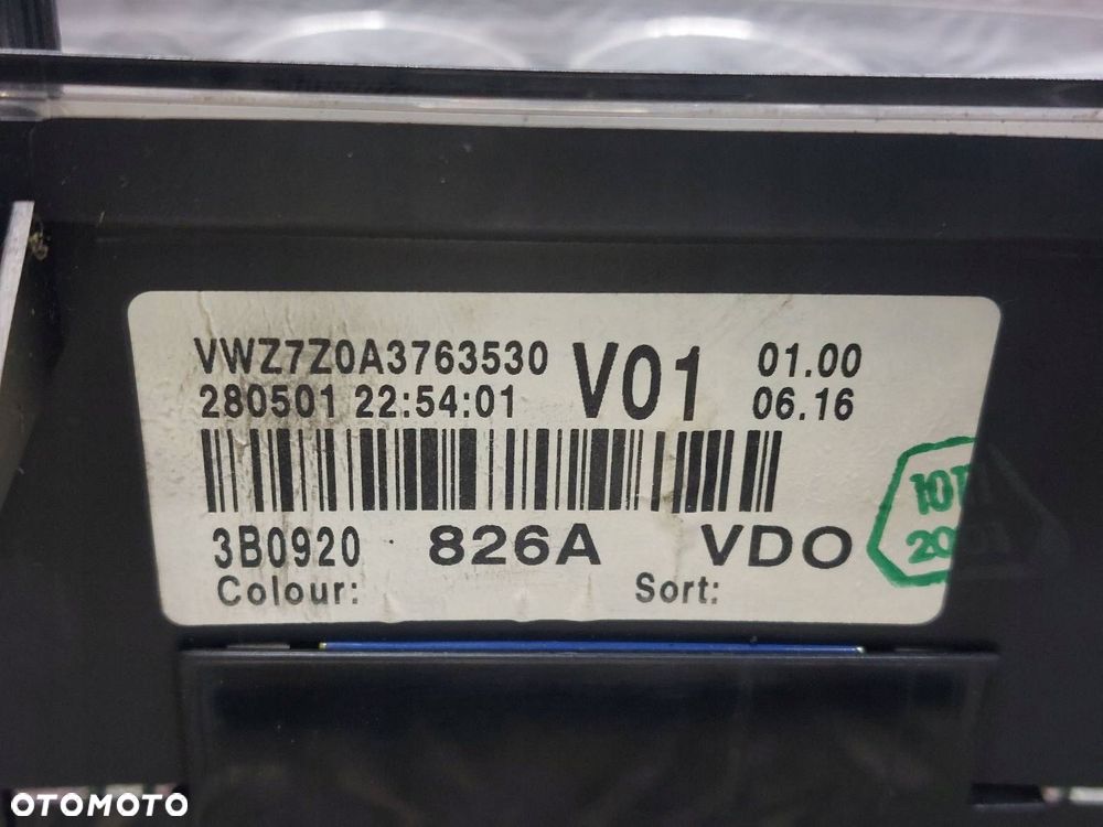 ZESTAW STARTOWY PASSAT B5 1.9 TDI 038906019EJ 3B0920826A 4B0905851A - 2